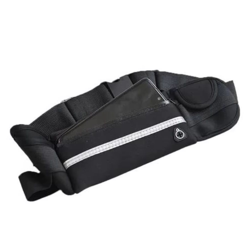 Mochila De Cintura Atlética Unisex Esporte Impermeavel Compartimento Celular