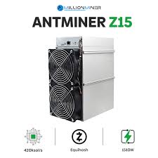 Bitmain Antminer Z15 420 ksol/s 4 OBTENIR 2 GRATUIT