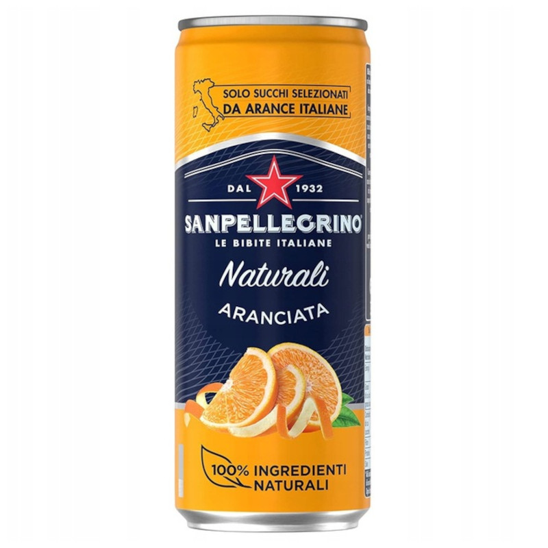 Napój gazowany SAN PELLEGRINO Cytrusy Aranciata Chino 24x 330 ml