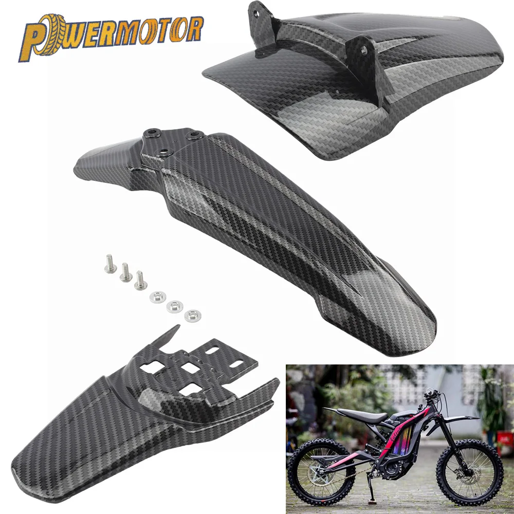 Para surron quadro de proteção para sur-ron luz abelha x guarda-lamas da roda traseira dianteira fender enduro motocicleta elétrica peças modificadas