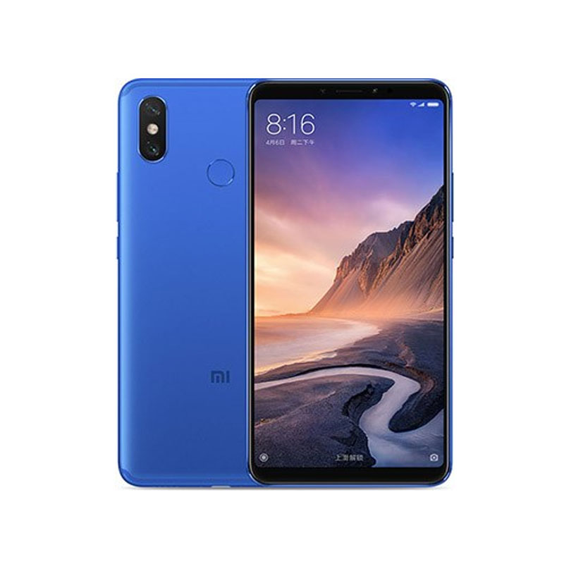 Xiaomi  Mi max 3 smartphone 4G Snapdragon 636 Facial recognition Posterior fingerprint Used phone