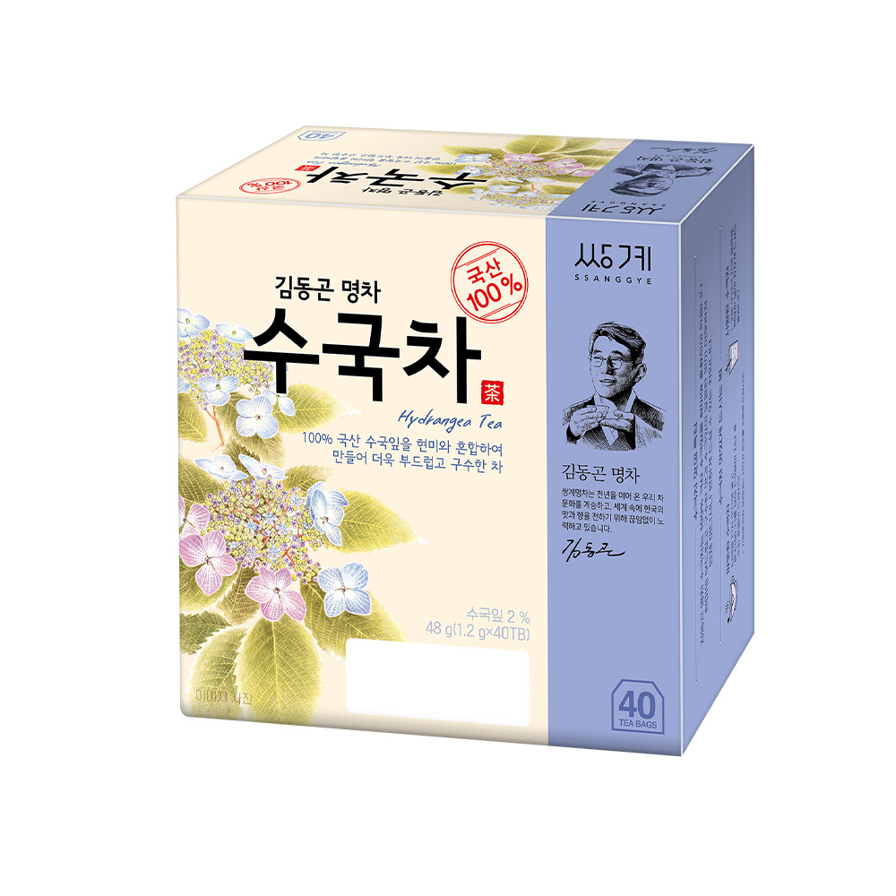 쌍계명차 김동곤 명인이 만든 수국차 40티백 x 3개