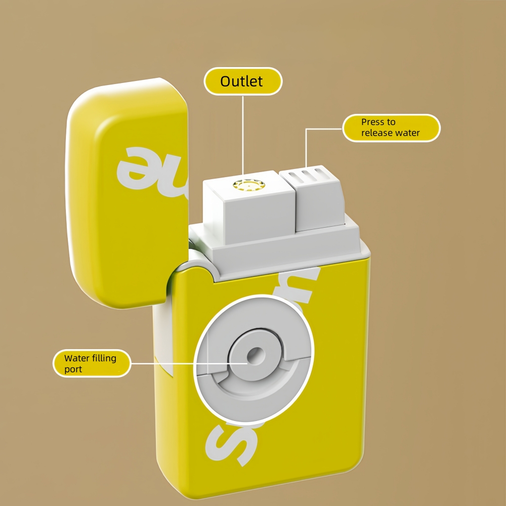 Prank gadget|lighter water gun, mini and compact, manual operation, suitable for children aged 6 and above