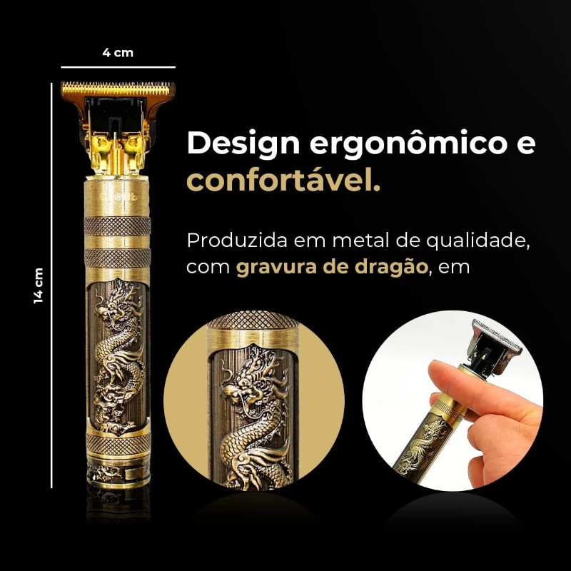 DAFUSHOP Máquina De Cortar Cabelo Para Barba Masculina Designer Aleatório Elétrico Profissional