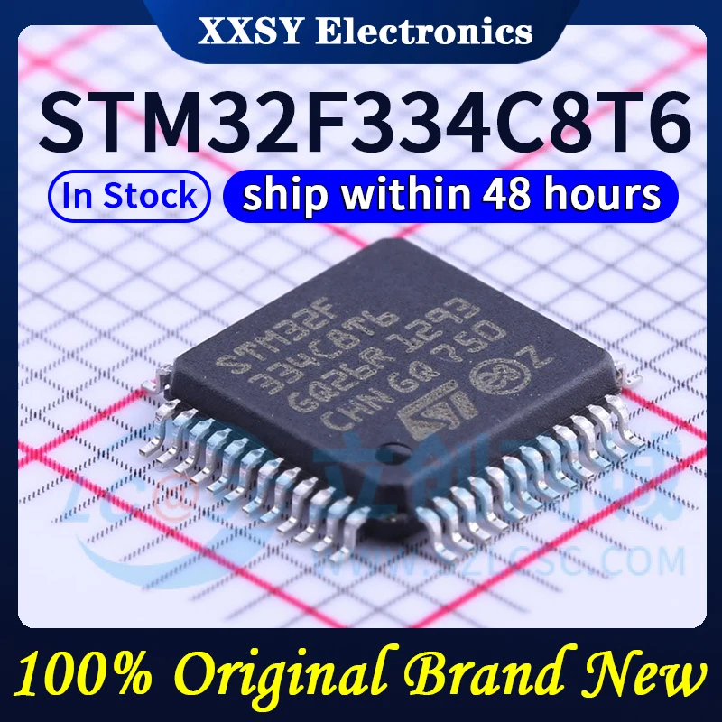STM32F334C8T6 LQFP-48 100% Original Nuevo En stock