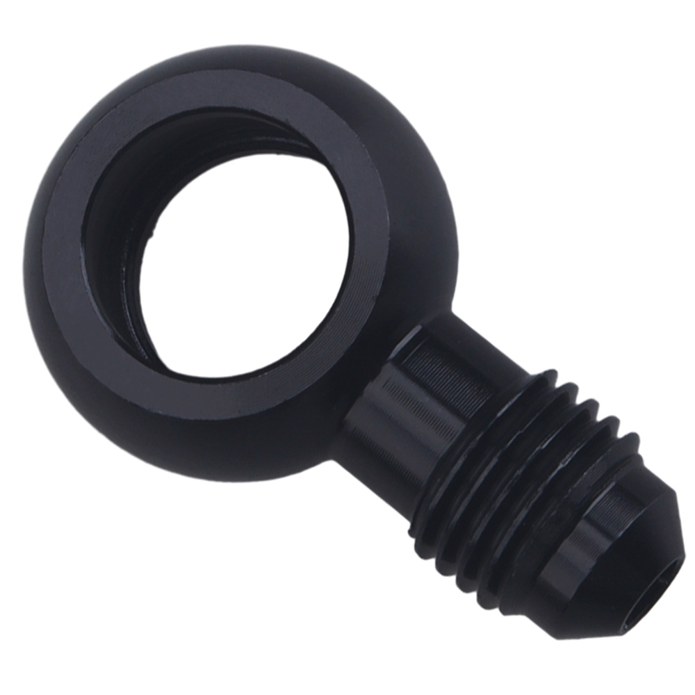 Черный алюминиевый адаптер банджо фитинг 10AN с наружной резьбой AN3 AN4 AN6 AN8 AN10 до 12 мм 14 мм 16 мм банджо-отверстие для топливных и тормозных систем