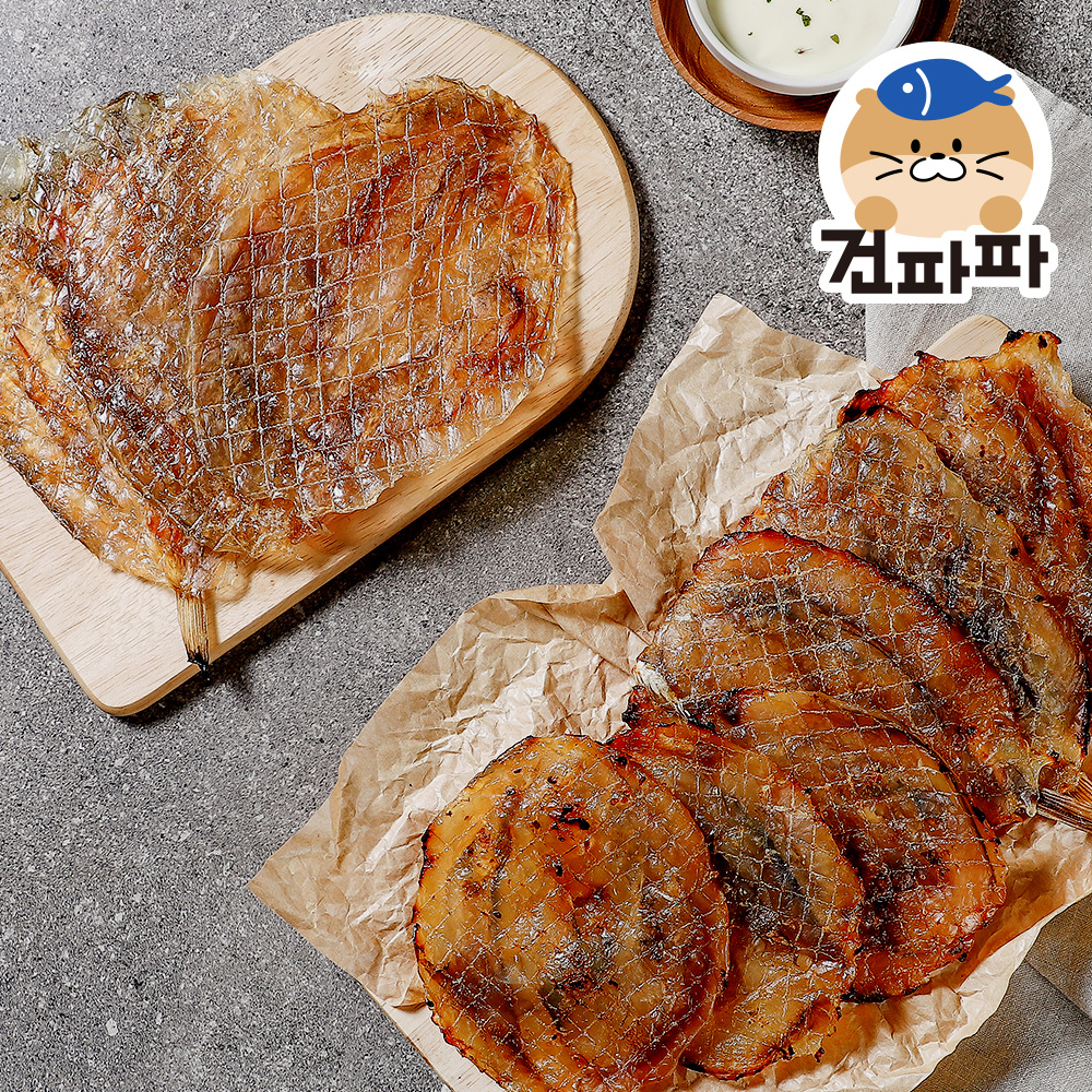 파파 맛있는 건어물 간식 주전부리 아귀포 100g+100g
