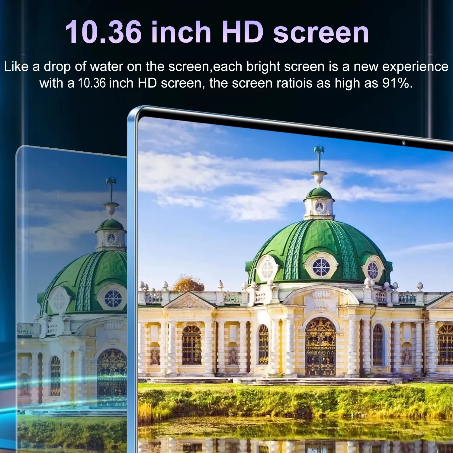 2025 5G Original Tablet Android New 10.36inch 16GB RAM 1TB ROM Tablets 12000mAh 10-core Android 13.0 WIFI Bluetooth Network Pc