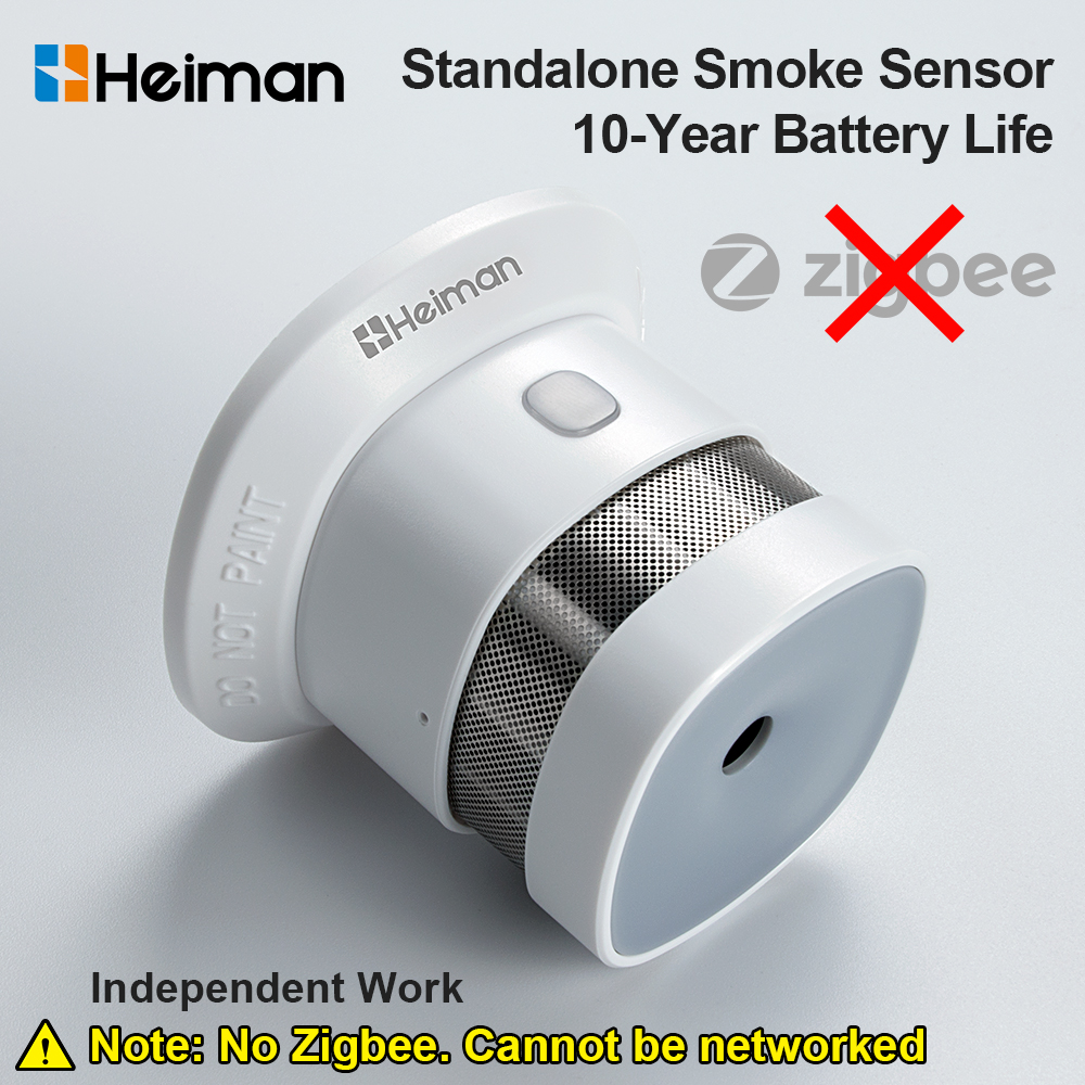 HEIMAN независимая пожарная сигнализация детектор дыма дома Высокая чувствительность система безопасности беспроводной датчик мини портативный