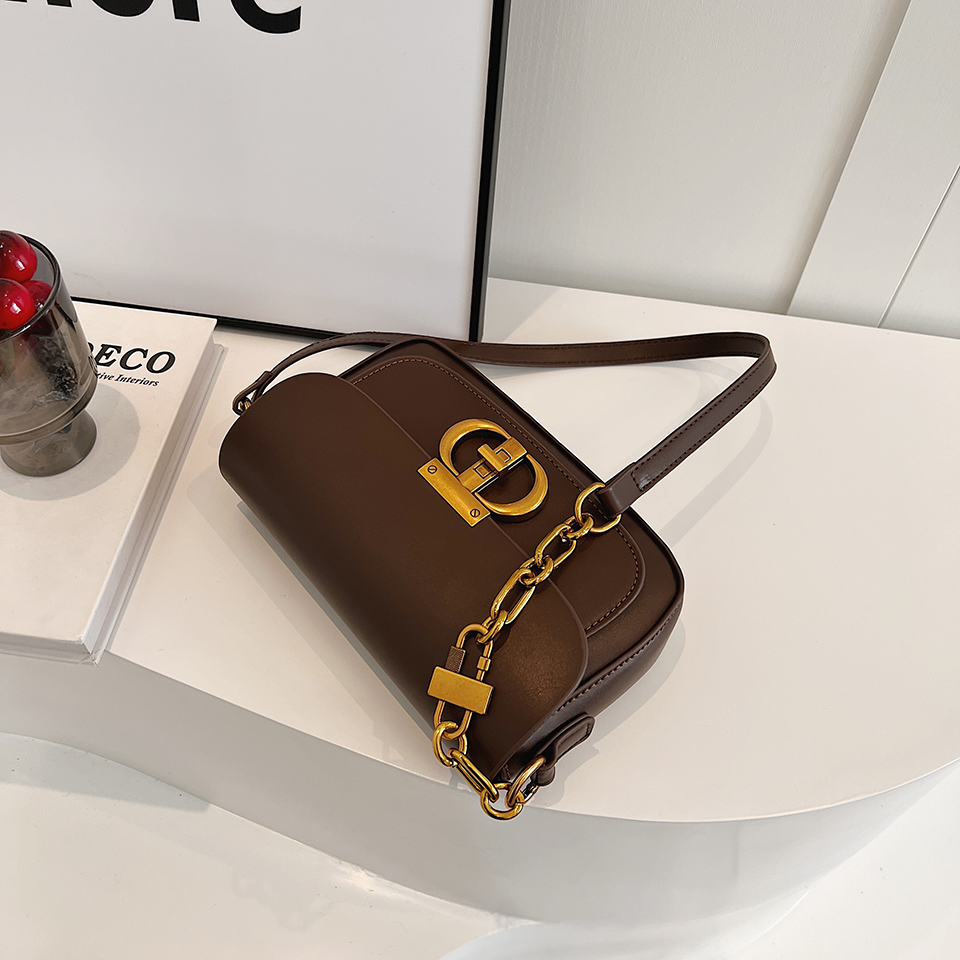 Retro กระเป๋าเล็กผู้หญิงแฟชั่น Niche กระเป๋า crossbody กระเป๋าสะพายสตรีอาวุโสกระเป๋าถือ Underarm กระเป๋า crossbody กระเป๋า