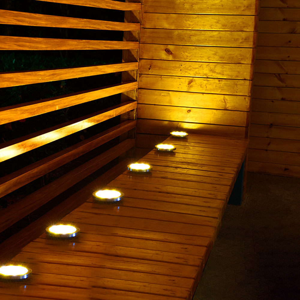 ไฟใต้ดินแอลอีดีอลูมิเนียมสแตนเลสแบบกลมใช้ในครัวเรือน12W 18W 24W 36W 48W