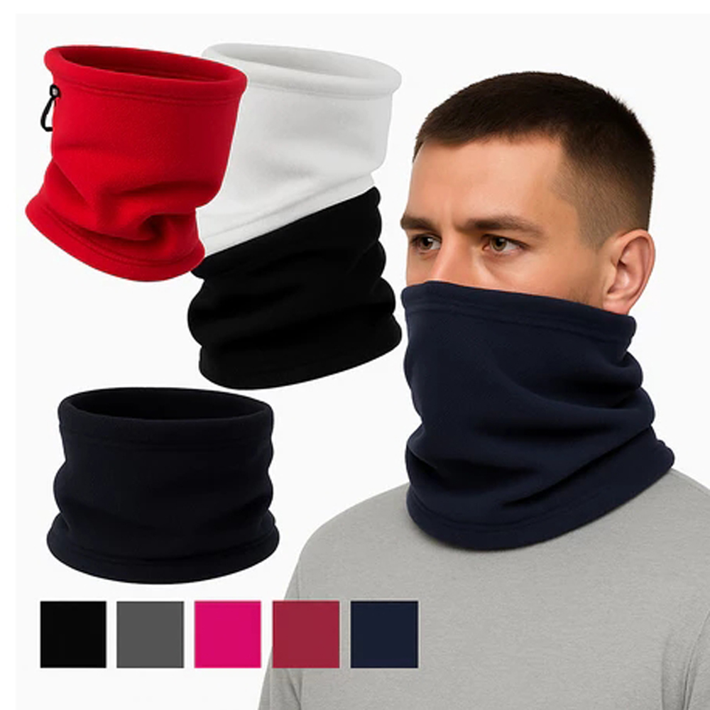 Motocicleta cachecol quente velo máscara de esqui à prova de vento polar velo ciclismo cordão engrossado outono inverno unisex capa facial