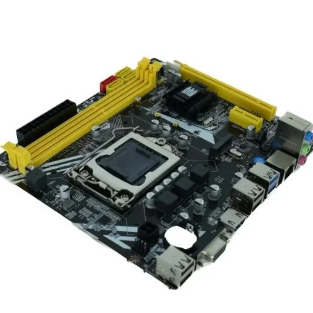 Placa Mãe Gamer LGA 1155 B75, DDR3, M2 NVMe, i3, i5, i7, LAN Giga: Potencialize seu Setup com Suporte para Processadores
