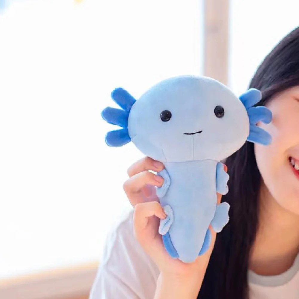 Axolotl ตุ๊กตาหนานุ่ม S นุ่ม Kawaii axolotl หมอนตุ๊กตาของเล่น axolotl ยัดไส้ตุ๊กตาหนานุ่ม axolotl สำหรับของขวัญคริสต์มาสการตกแต่งบ้าน