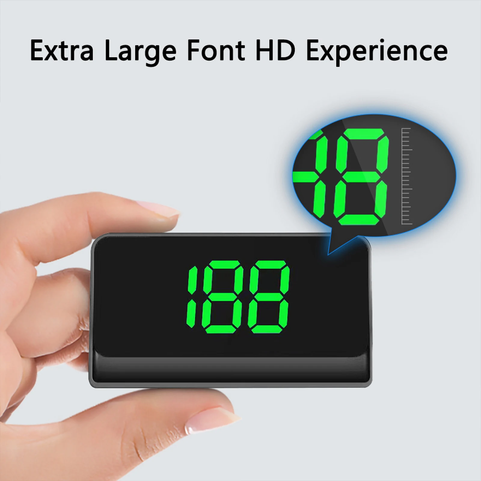 V9 car high-definition display KMH digital HUD windshield projection suitable for all automotive electronic components