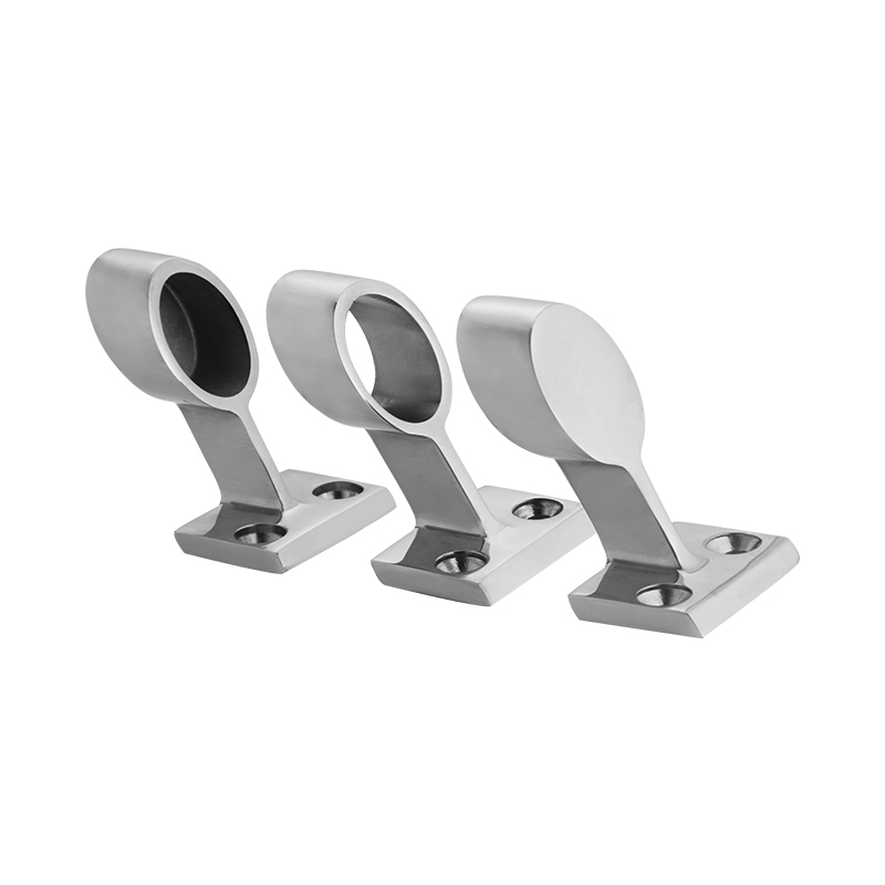316 Stainless Steel Boat Handrail Stanchion Forward Center End 60° Fitting Marine Railing Support Hardware Yacht Accessories