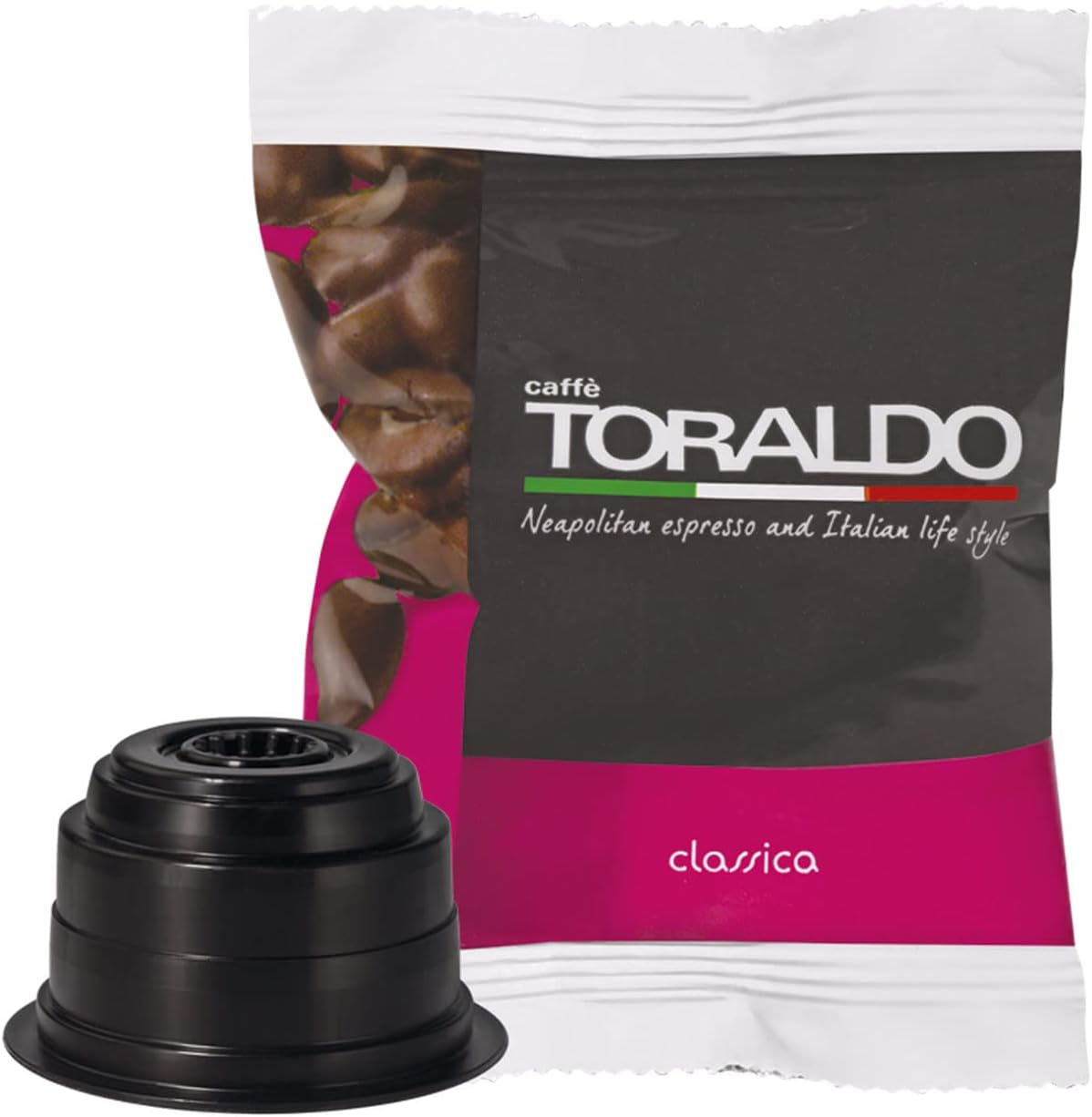 CAFÉ TORALDO |   Caffitaly * Compatible |   Café sélectionné, grillé et torréfié en Italie |   Excellence du café napolitain (600 capsules, mélange classique)