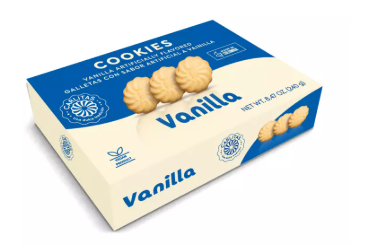 (3packs) Galletas Carlitas - Vanilla Cookies 8.47 oz