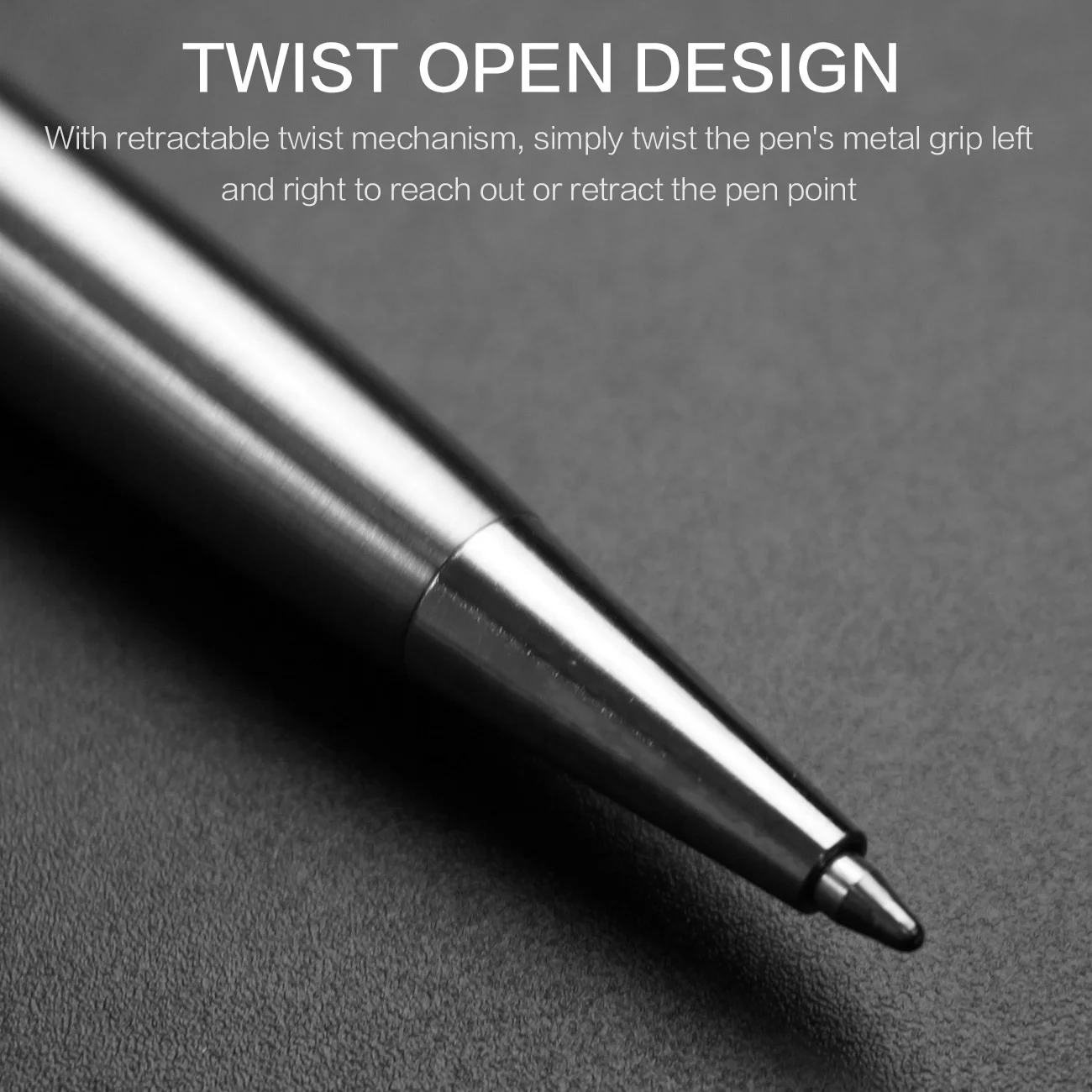 ปากกาลูกลื่นที่อยู่อาศัย Retractable Ball Point ปากกา Smooth Writing Roller Ball ปากกา Elegant ปากกาลายเซ็นปากกาของขวัญสําหรับผู้ชายผู้หญิง