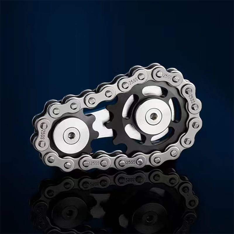 โลหะ Hand Spinner Chain Gear โลหะ Fidget Spinner ผู้ใหญ่ EDC Fidget ของเล่นโฟกัส ADHD เครื่องมือสํานักงานความเครียดบรรเทาของเล่น