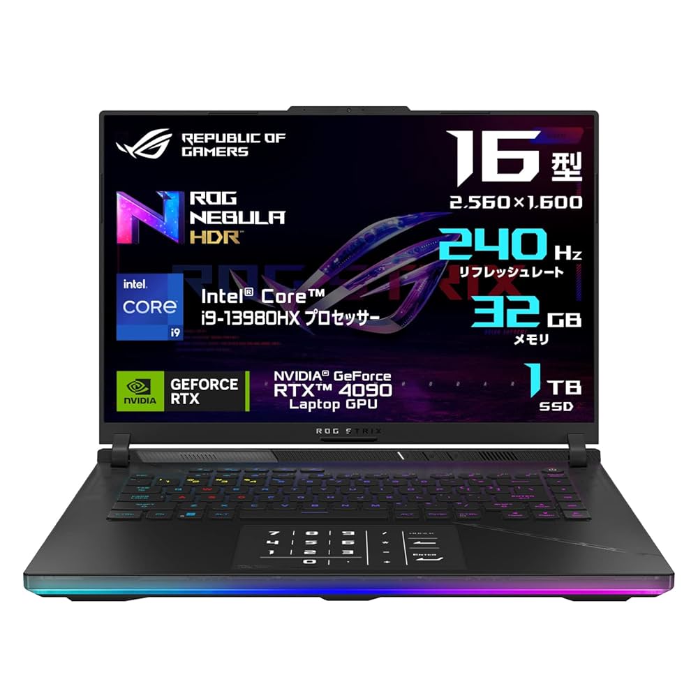 NIEUW AANKOMEN Strix Scar 16 G634JY-NM001W 16\" RTX4090 2TB 32GB I9-13980HX met kortingsfuncties Intel I7-processor.