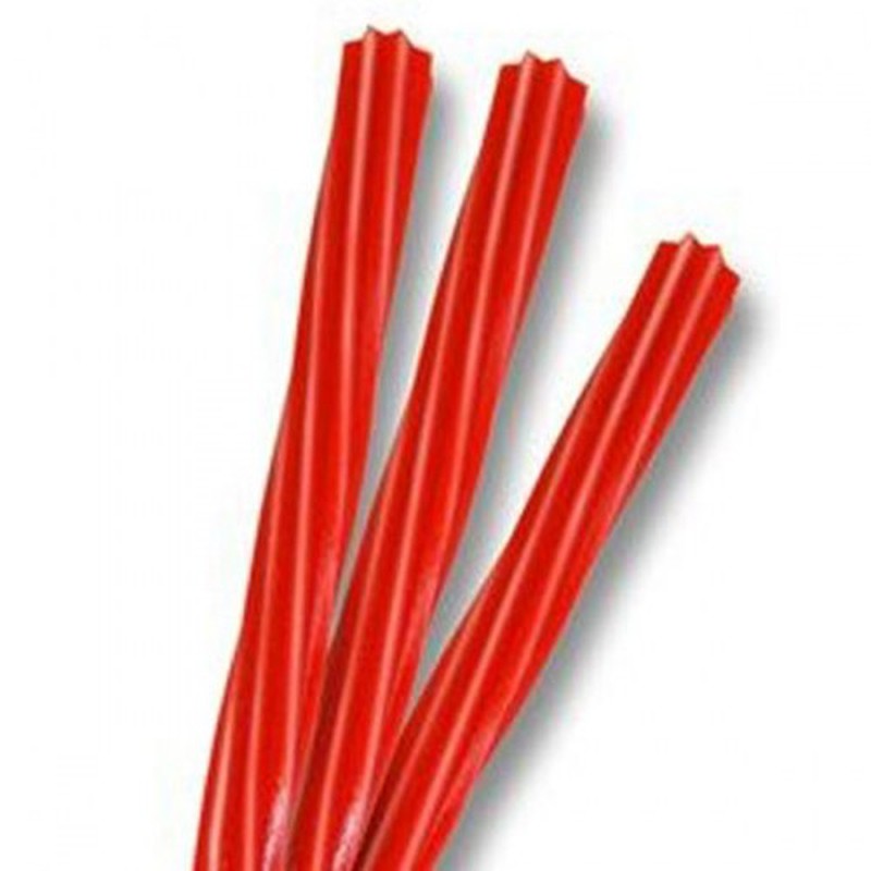 Regalices-Damel Crooked Strawberry, 200 Unidades, perfeito para qualquer evento, festa ou celebração Venha em uma caixa, projetada para manter seus alcaçuz frescos por um longo tempo como no primeiro dia