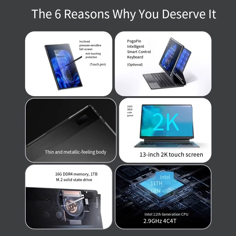 2025 Dere 13Inch Touch Screen Intel Core I3-1220P/Intel N5095 Windows11 Pro Laptop 32Gb Ddr4 2Tb Ssd Desktop Gaming Pc