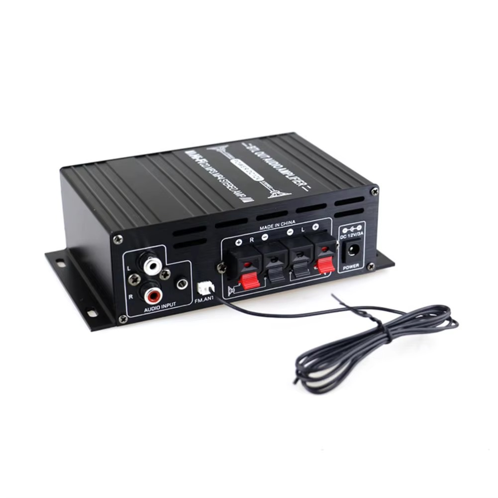 AK-380 Bluetooth Hi-Fi Audio Versterker 40Wx2 Stereo Eindversterker met Afstandsbediening USB SD AUX Ingang Voor thuis/Auto