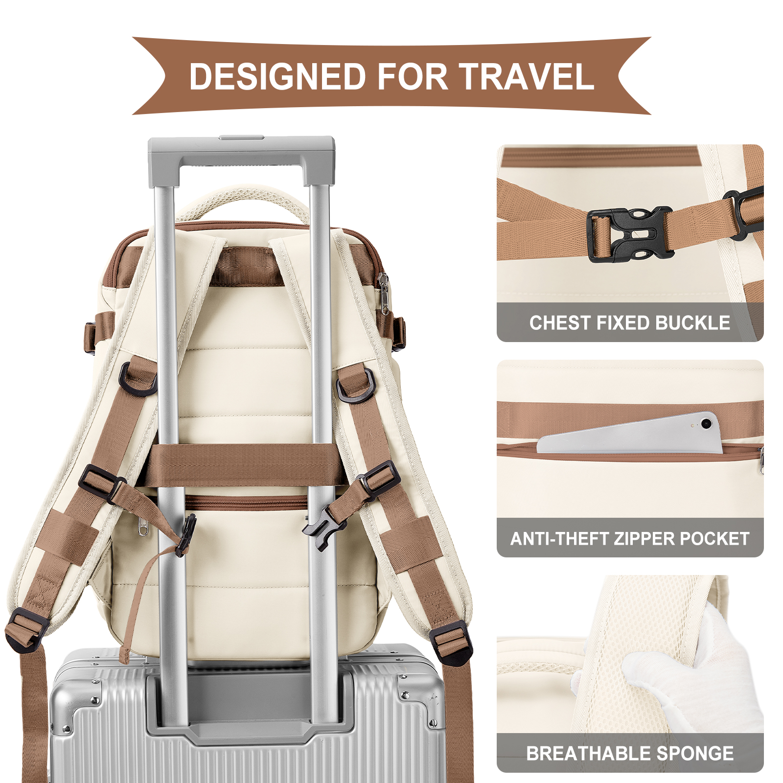 Torba kabinowa 40x20x25 Plecak Ryanair, Easyjet 40x20x25 Bagaż podręczny na samolocie, Torba na laptopa Bagaż podręczny Plecak podróżny