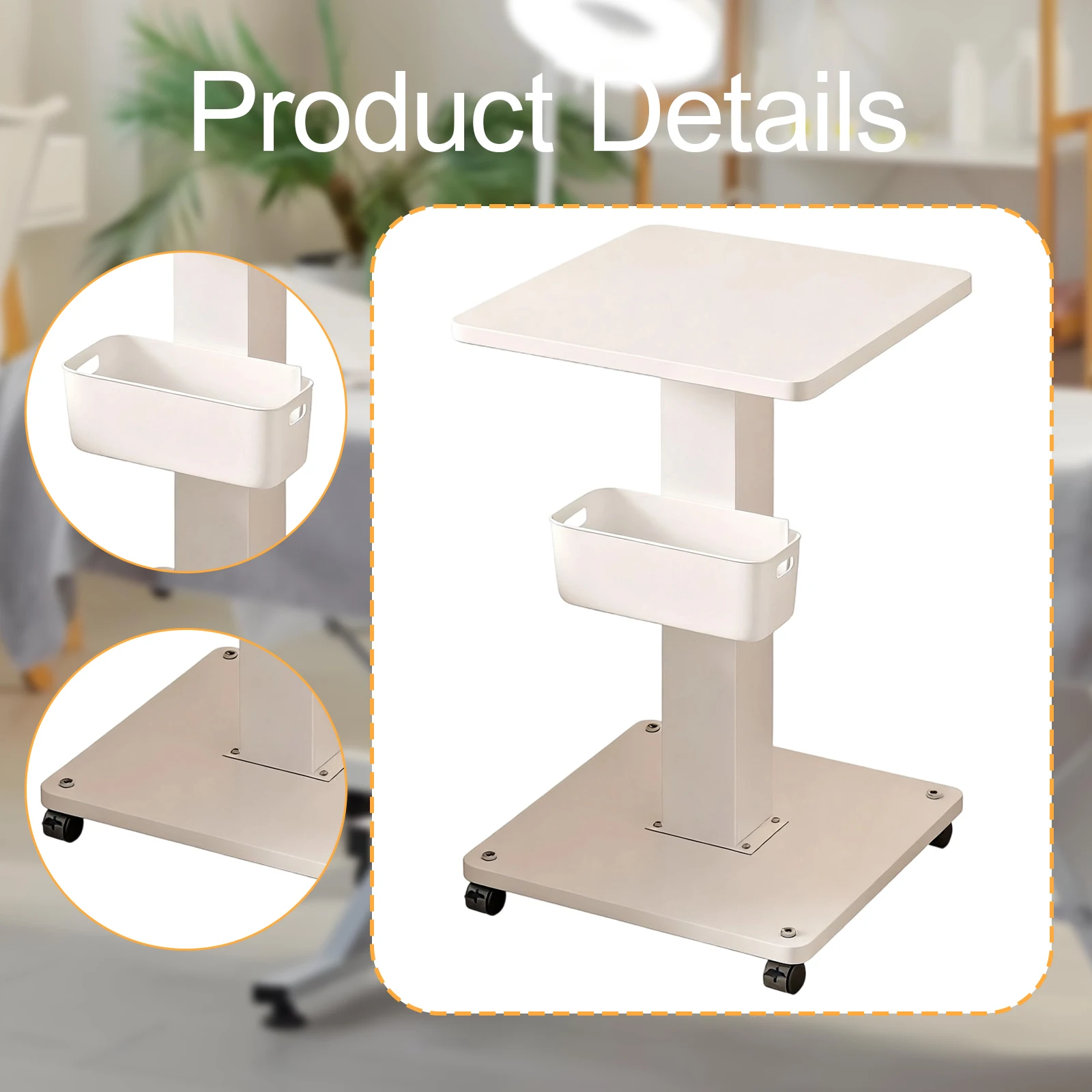 Carrello speciale per salone di bellezza per strumenti di bellezza Carrello portautensili mobile moderno e semplice Carrello portaoggetti per bellezza a 3 livelli per bellezza