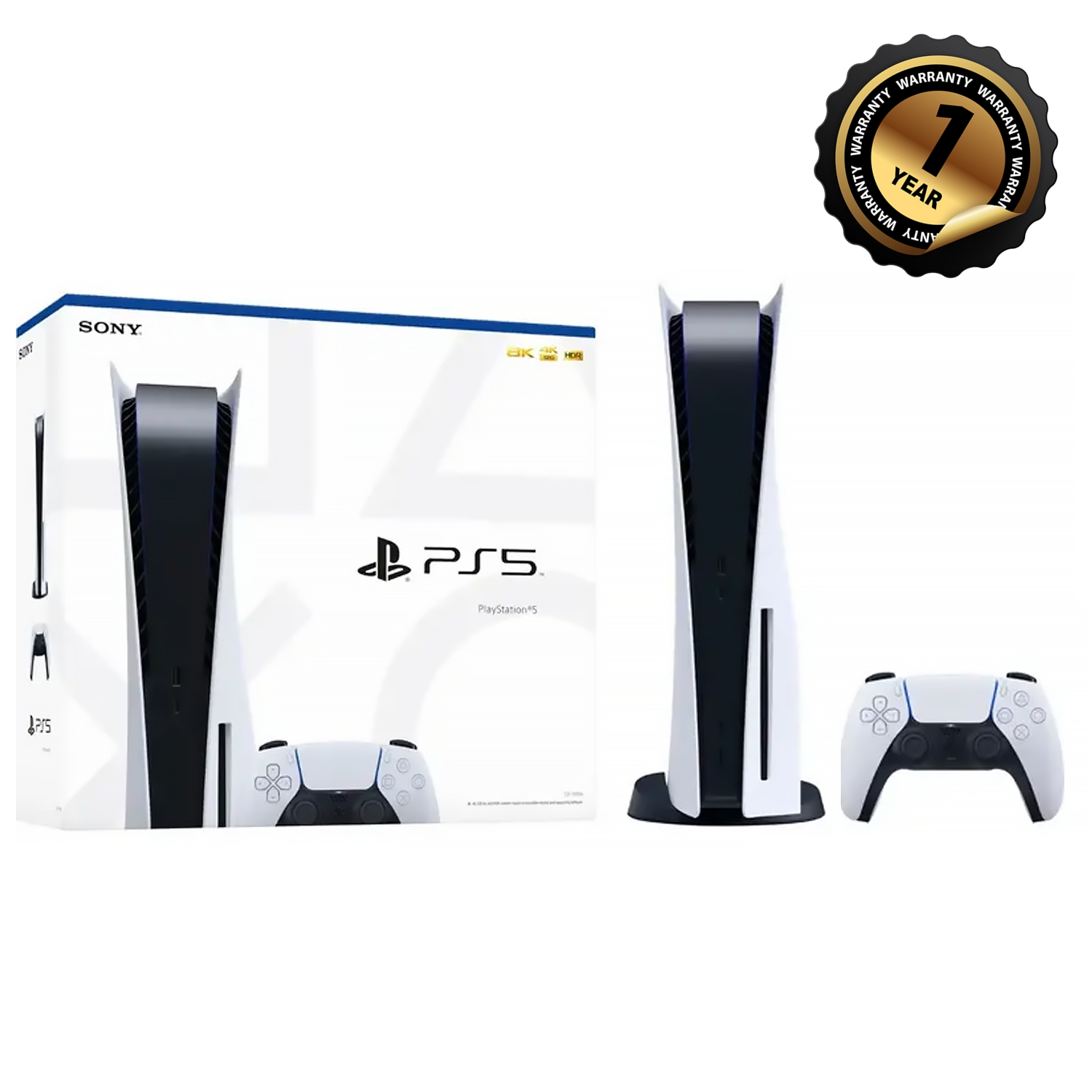 Sony PlayStation 5 Video Game Console (Disc Edition) - White