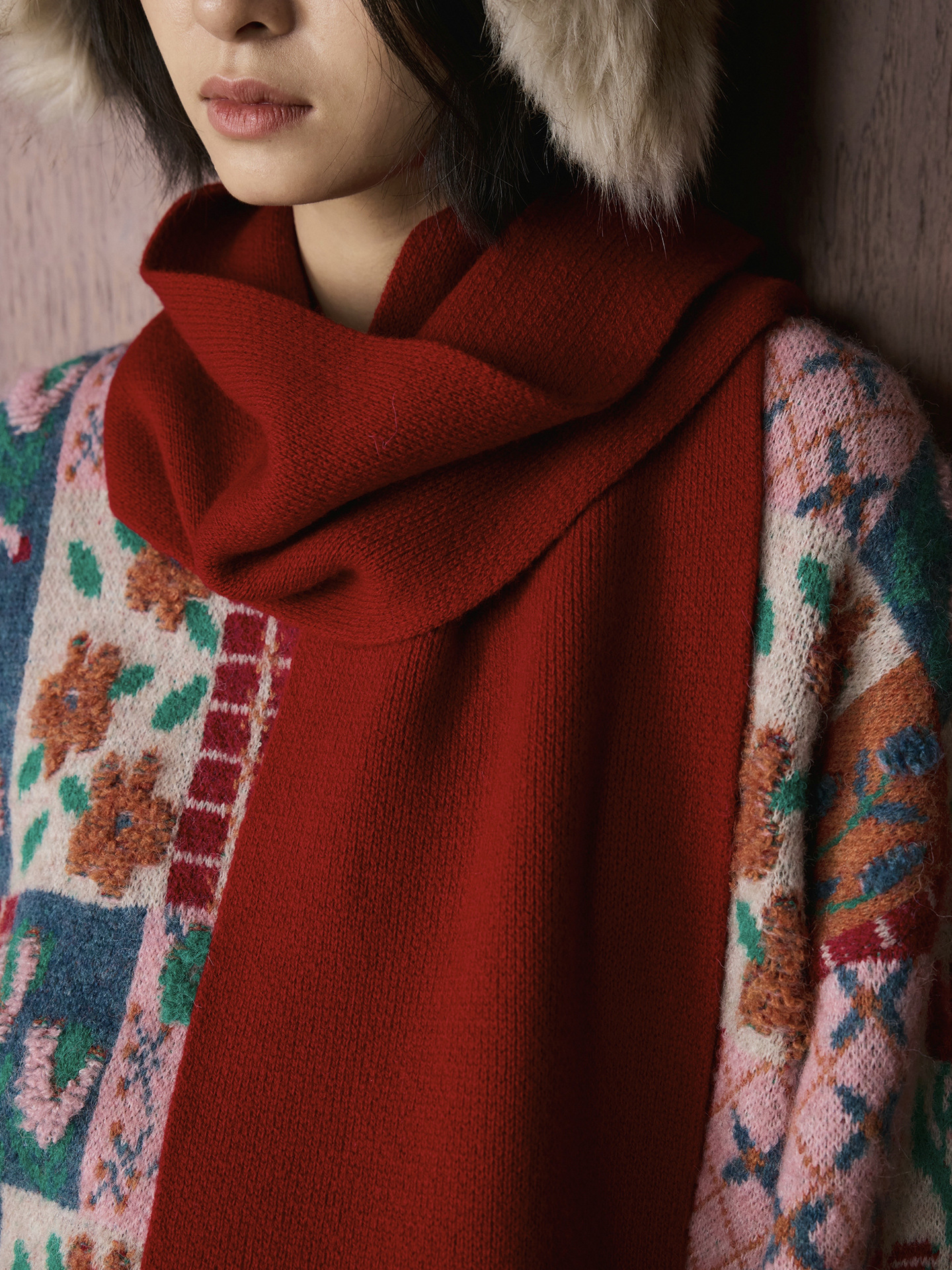 SEIZPROJECTS классический мягкий шарф унисекс из натуральной шерсти