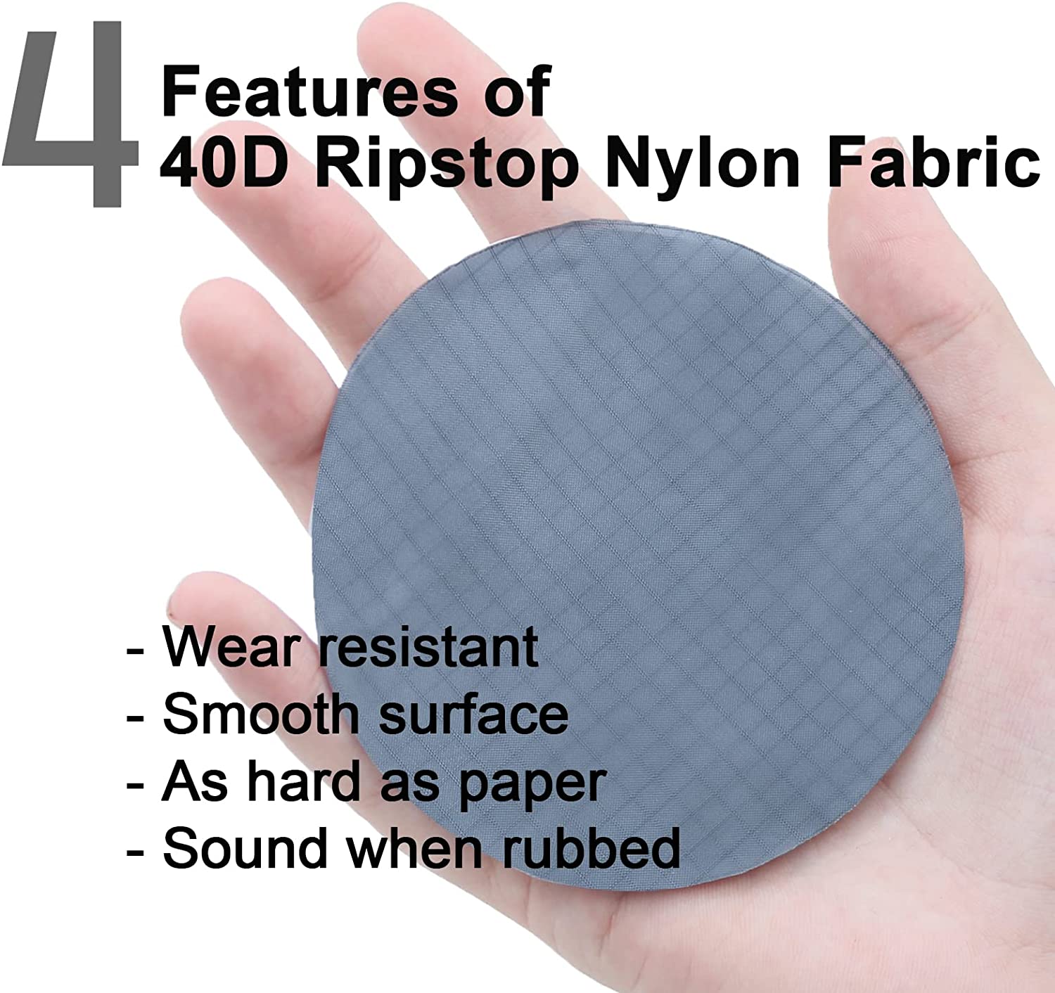 Нейлоновая ткань, водоотталкивающая, с ПУ покрытием, 10 метров