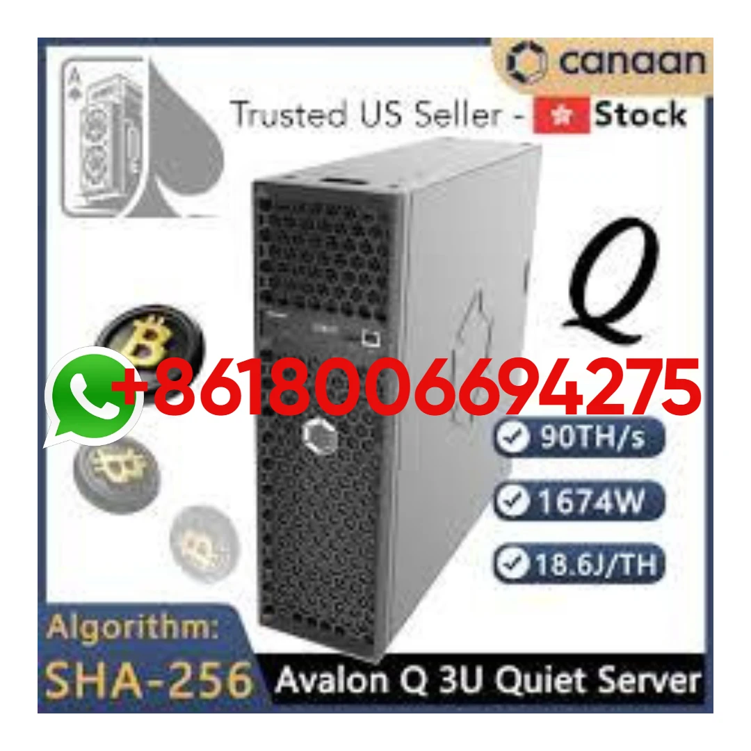 B. NEUE ANKUNFT Avalon Q (90.) des SHA-256-Algorithmus 1674W BITCOIN MINER