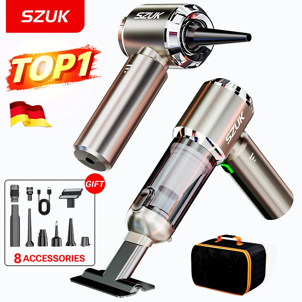 SZUK C012 985000 Pa Автомобильный пылесос Портативный ручной беспроводной мини-пылесос Machianr Мощный всасывающий автомобильный пылесос