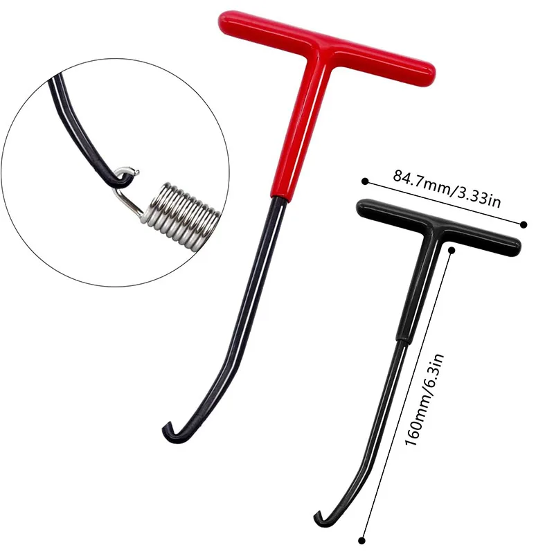 1pc Motorcycle Exhaust Spring Hook T Shaped Handle Exhaust Pipe Spring Wrench Puller Installer Hook Tool