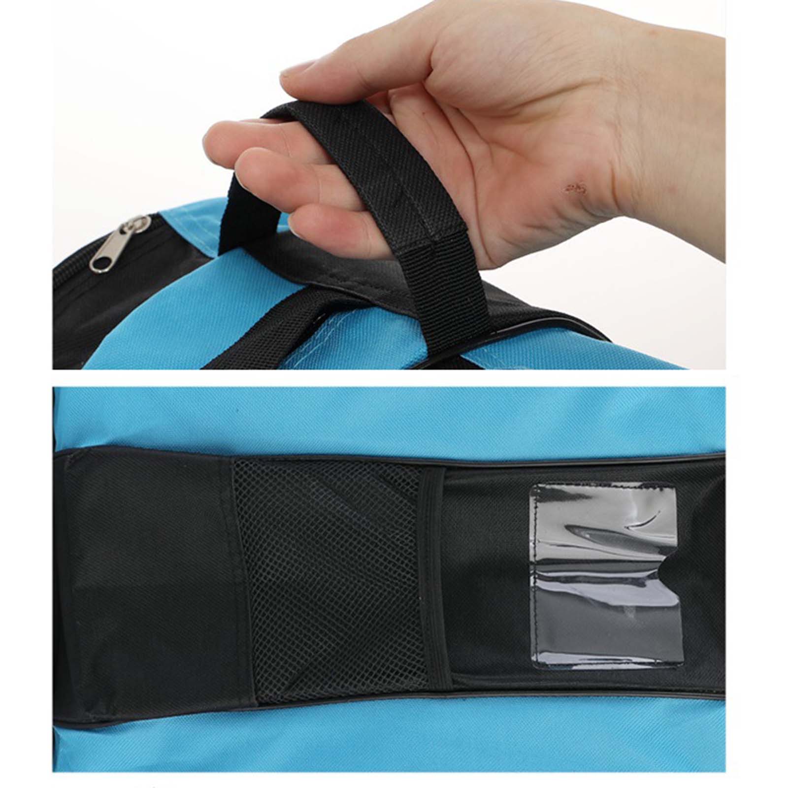 Bolsa de armazenamento respirável para sapatos de patinação, bolsa portátil para patins, conveniente, bolsa de transporte para crianças, presentes