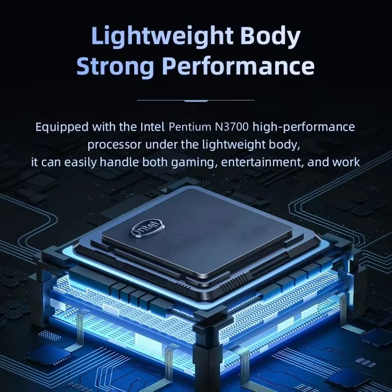Nuovo 14.1 "Laptop Windows 11 Pro Ultra Slim Notebook Gamer Intel Pentium N3700 16GB 1024GB 1920*1080 Display Office Study Compute