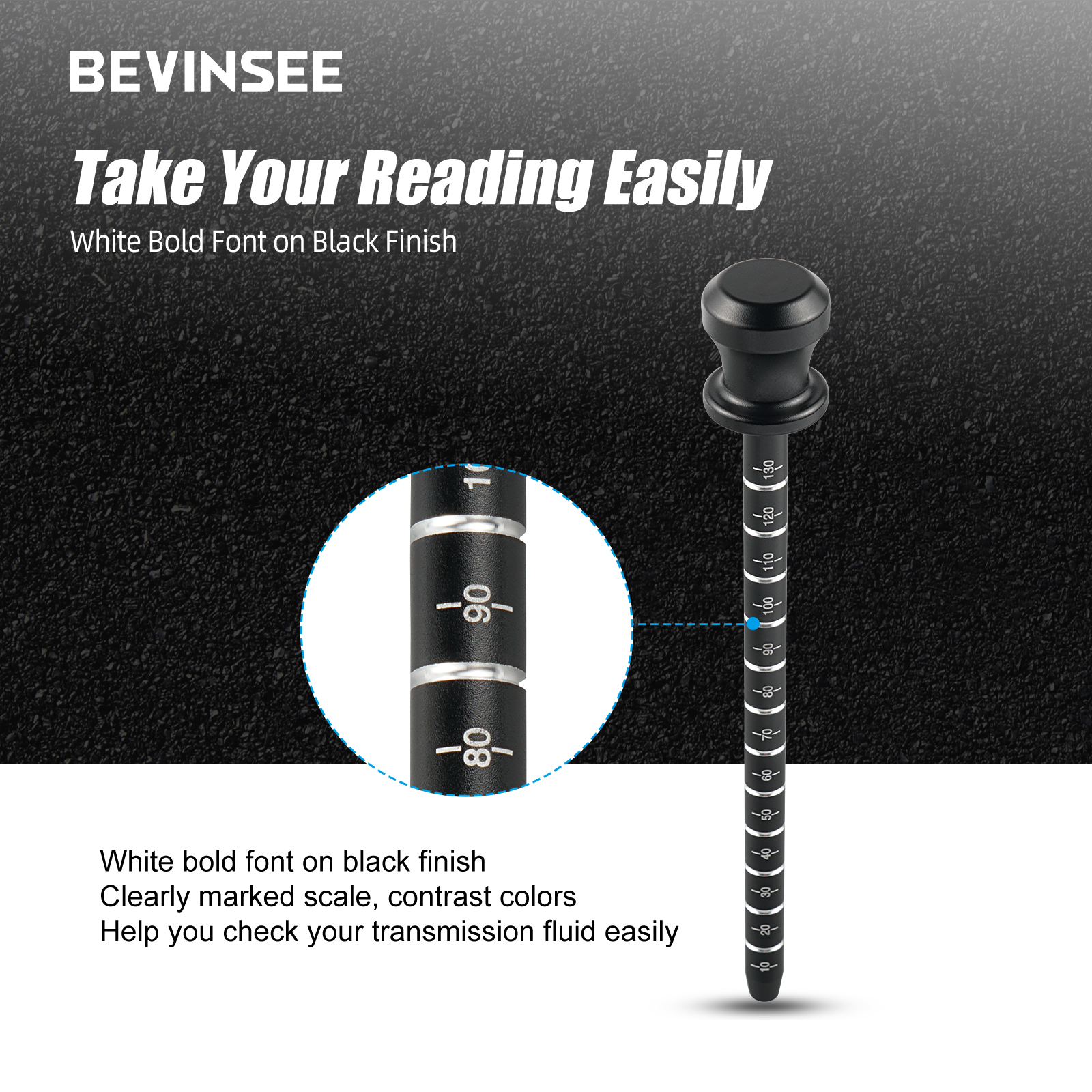BEVINSEE-Herramienta de varilla de transmisión, transmisión automática para Dodge Dart L4, para Jeep Cherokee Compass, para Chrysler 1017