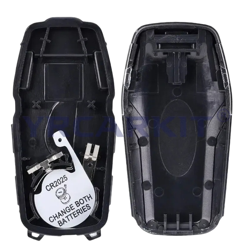 リモートスマートキーフォブシェルケース、キーレスエントリー、フォードフュージョン、マスタング、エクスプローラー、lsheln、mkz、mkc、2013-2017用ボタンパッドカバー