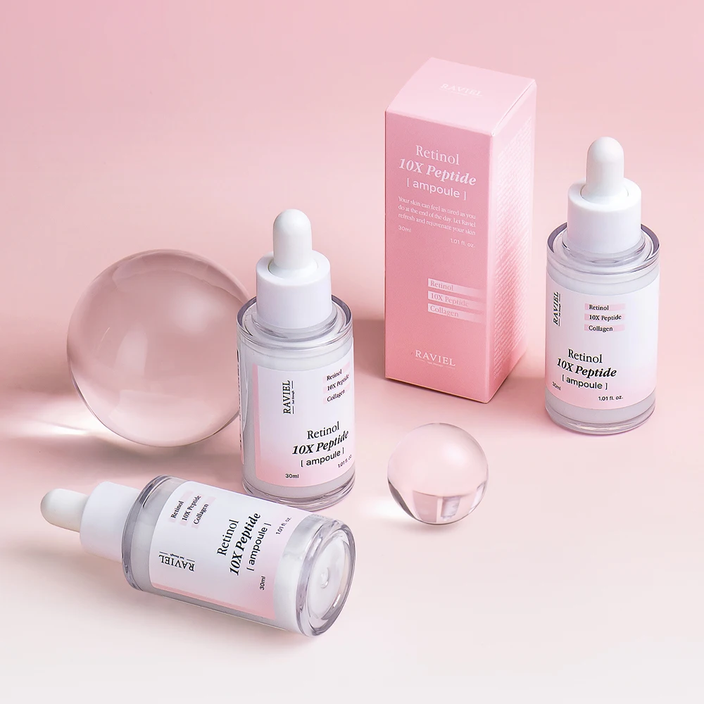 라비엘 스킨부스터 깐달걀 모공탄력 앰플 레티놀 10X 펩타이드 앰플 30ml ,모공,각질 피지관리 콜라겐 앰플