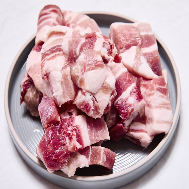 알리특가 2+1 한큐 삼겹살 한입 벽돌커팅 캠핑용 삼겹살 400g 소분포장 x 3(수입 : 네덜란드산)