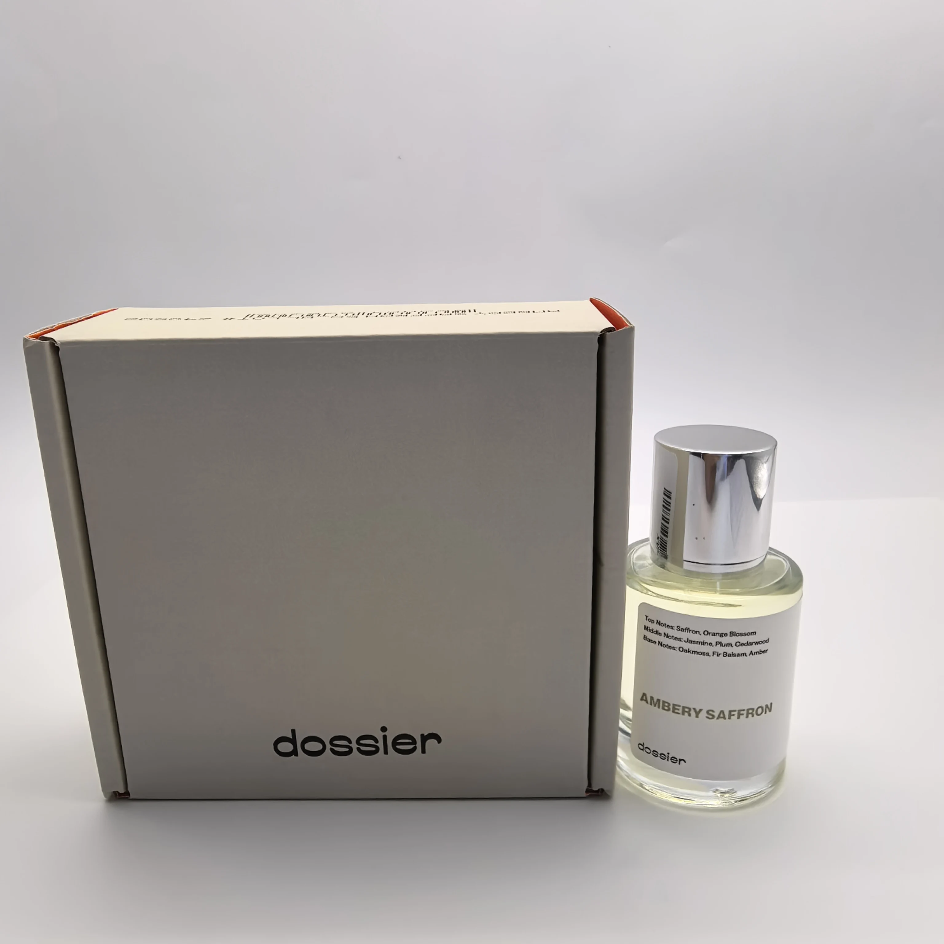 Dossier Ambery Saffron 1.7 Oz (50ml) Eau de Parfum Spray Perfume Fragrance Unisex Perfume Spray NEW IN BOX