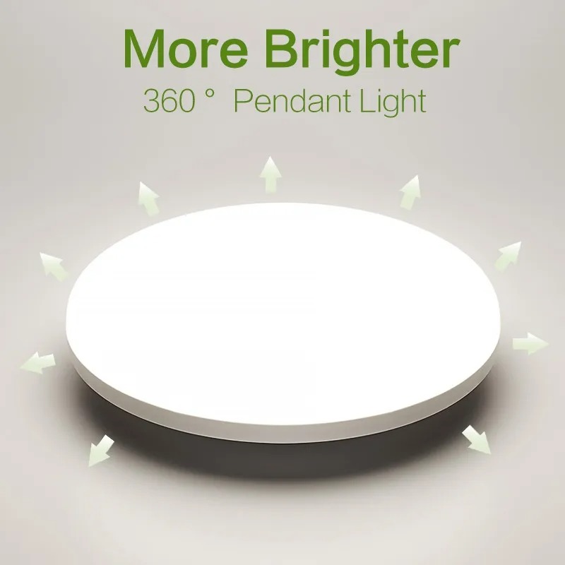 Plafonnier LED ultramince au design rond, éclairage d'intérieur, luminaire de plafond, lumière blanche froide ou blanche chaude, idéal pour une chambre à coucher, 48/36/24/18W