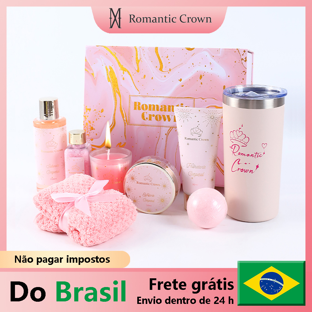 Romantic Crown 9pcs Kit De Spa, Prenda Para Casais, Presentes De Nata Dia dos Namorados