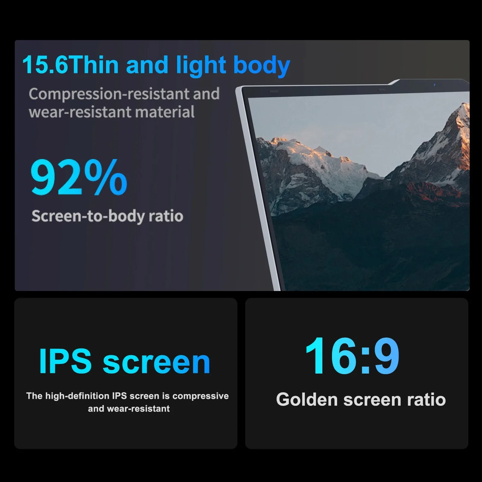 15.6 "portatile Windows 11 Laptop Intel Core i7 6500U Computer PC Gamer sblocco impronte digitali Notebook i7 Laptop da gioco retroilluminazione