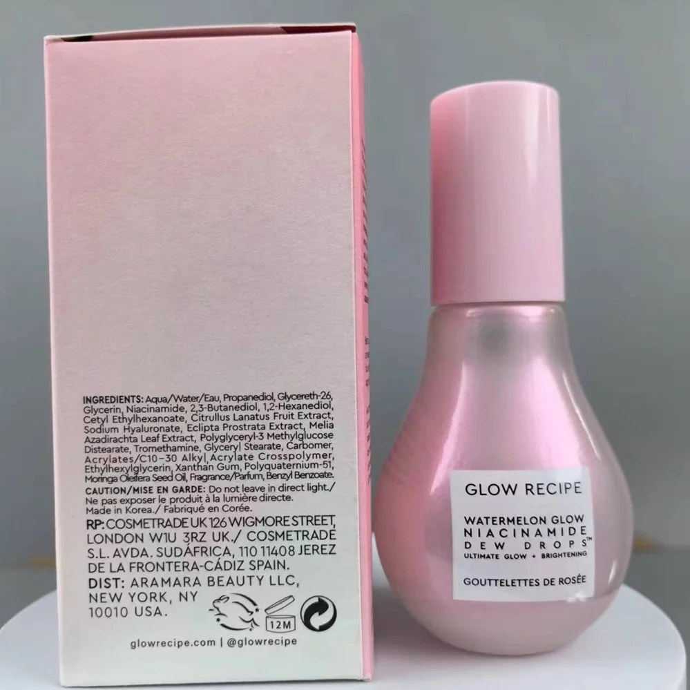 水滴の形をしたナイアシンアミド美容液,光沢のあるスイカのレシピ,40ml