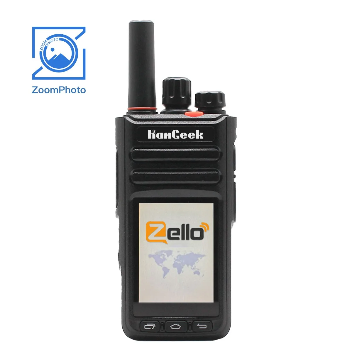Hangeek t82 zello 2g/3g/4g Walkie Talkie mit Touchscreen unterstützt WLAN Bluetooth Public Network Intercom