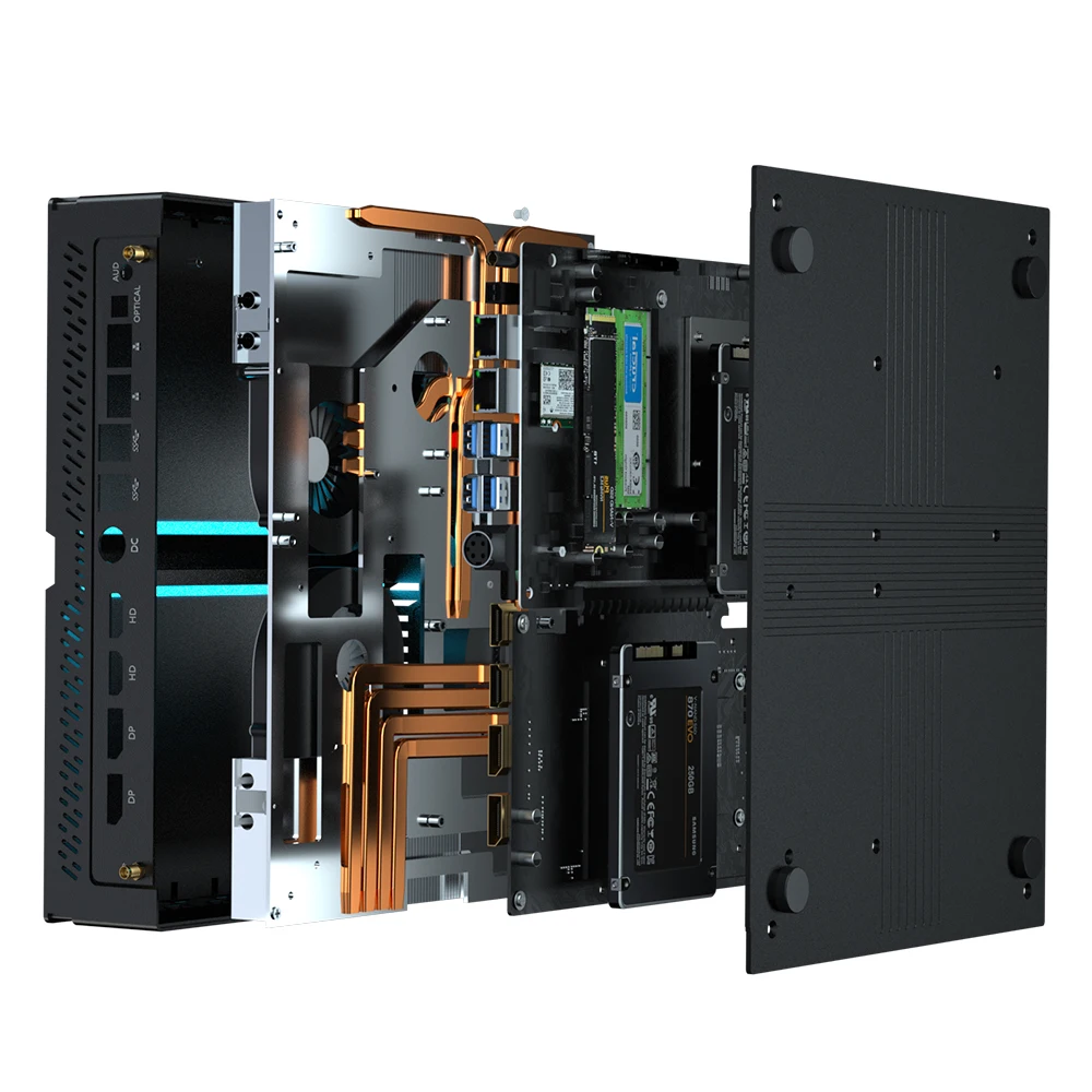 Super oferta 14 Gen Mini komputer i9 14900F i7 14700F NVIDIA RTX 4070 12G 4060Ti 2 xddr5 Liunx komputer do gier komputer stacjonarny WiFi6