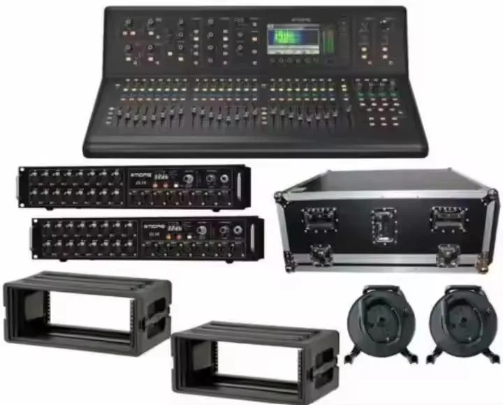 SR Совершенно новый цифровой аудиомикшер DL32 M32R Estagio Box 150 Rede Cat5, кабель-цифровое аудиооборудование